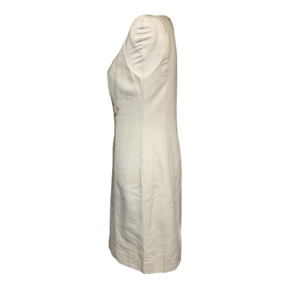 Lilly Pulitzer Mila Shiftdress Seaside Gray Size 4 - Picture 4 of 7